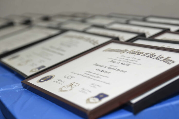 144th FW Airmen receive CCAF degrees