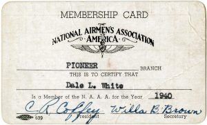 Dale L. White’s NAAA Membership Card