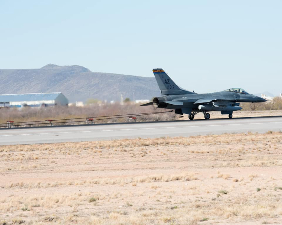 The 162nd Wing Power Production team conducted annual barrier certification testing during February drill at the Tucson Air National Guard Base