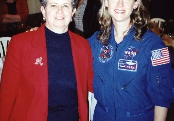 Astronaut Pam Melroy was guest of honor and featured speaker