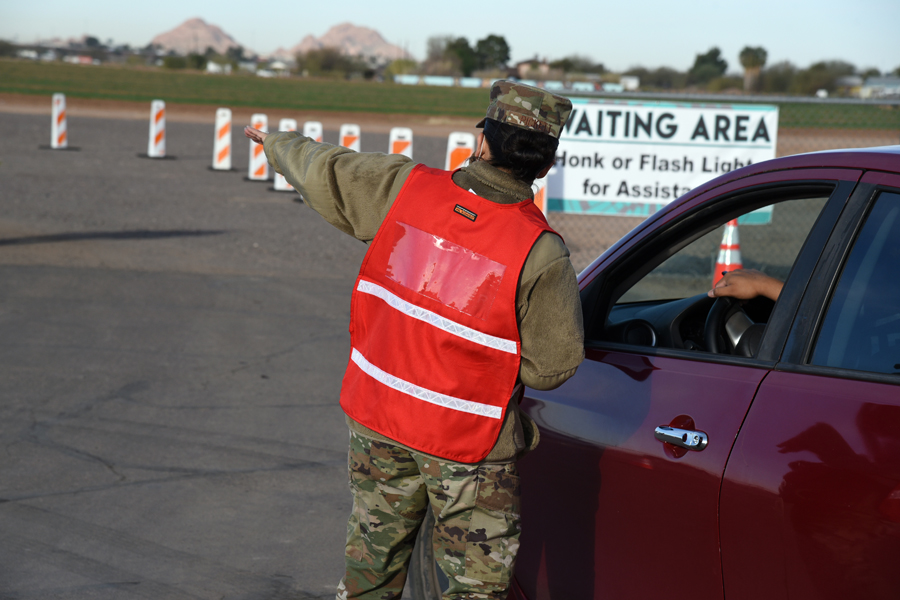 Arizona Air National Guard Staff Sgt. Leslie Pickett, 161st Logistical Readiness Squadron