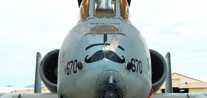 A U.S. Air Force A-10C Thunderbolt II aircraft sits on the flightline at Davis-Monthan Air Force Base, Ariz., June 21, 2024. The A-10 aircraft is officially being divested in September of 2024. (Air Force photographs by Senior Airman Vaughn Weber)