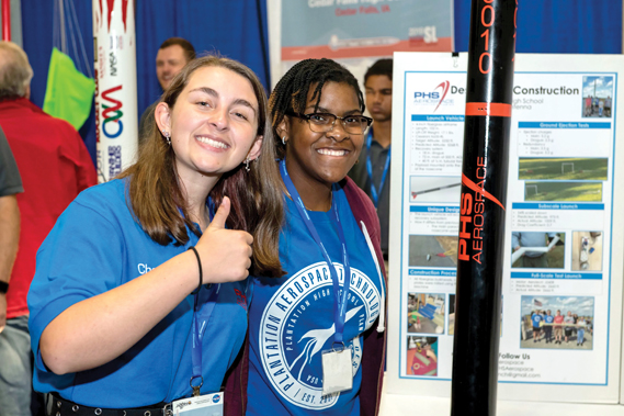 Students in the NASA Explorer School program visit the agency. The NES program establishes a three-year partnership annually between NASA and 50 NASA Explorer School teams, consisting of teachers and education administrators from diverse communities nationwide. (NASA photograph)