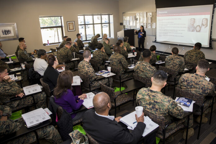 Pendleton Marines attend Federal Voting Assistance Program workshop