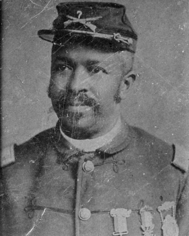 A Civil War-era photo shows Army Sgt. Maj. Christian Fleetwood, Medal of Honor recipient. (Library of Congress photograph)