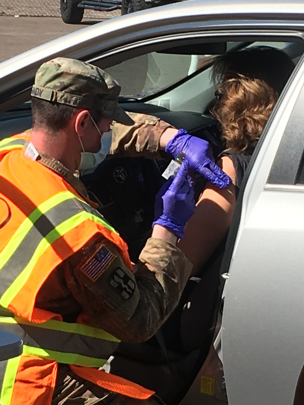 Sgt. Caleb T. Gandy, a medic with the Arizona National Guard Task Force Medical