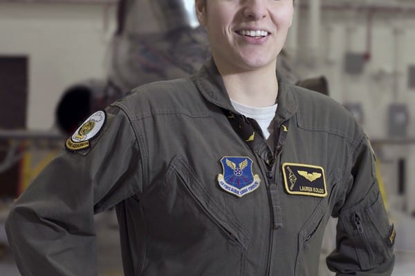 Capt. Lauren Kolod, assigned to the 393rd Bomb Squadron
