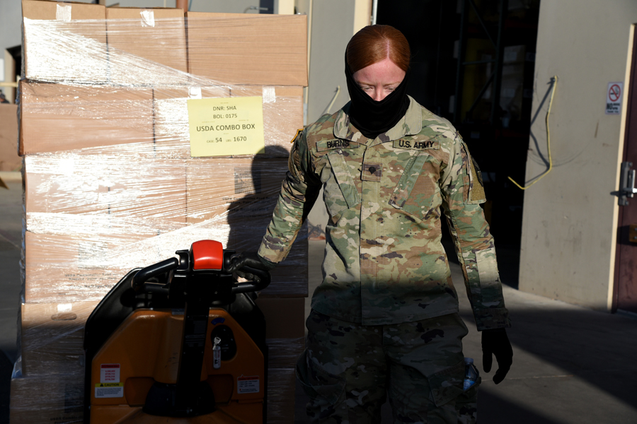 Arizona Army National Guard Spc. Kristi Burns
