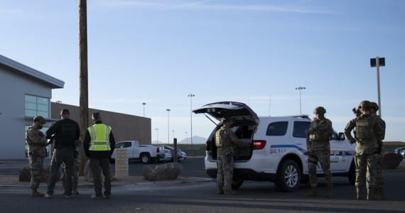 Airmen from the 56th Security Forces Squadron