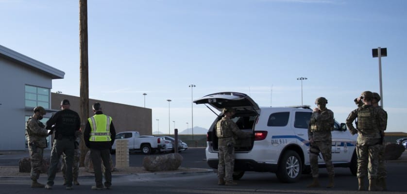 Airmen from the 56th Security Forces Squadron