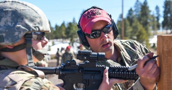 Tech. Sgt. James Hataway, 944th Security Forces Squadron combat arms instructor