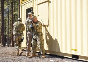 Reserve Citizen Airmen from the 944th Security Forces Squadron