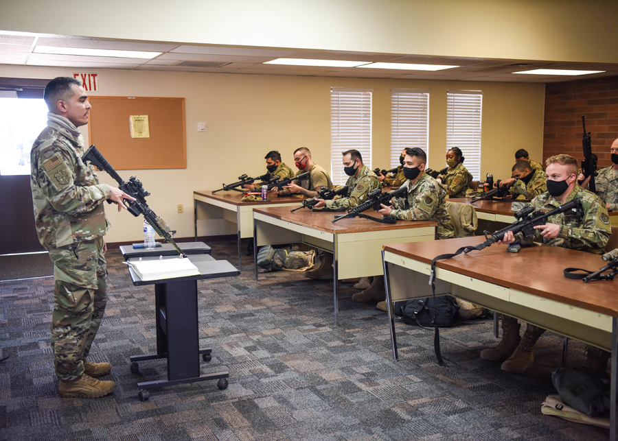 Airmen with the 944th Mission Support Group