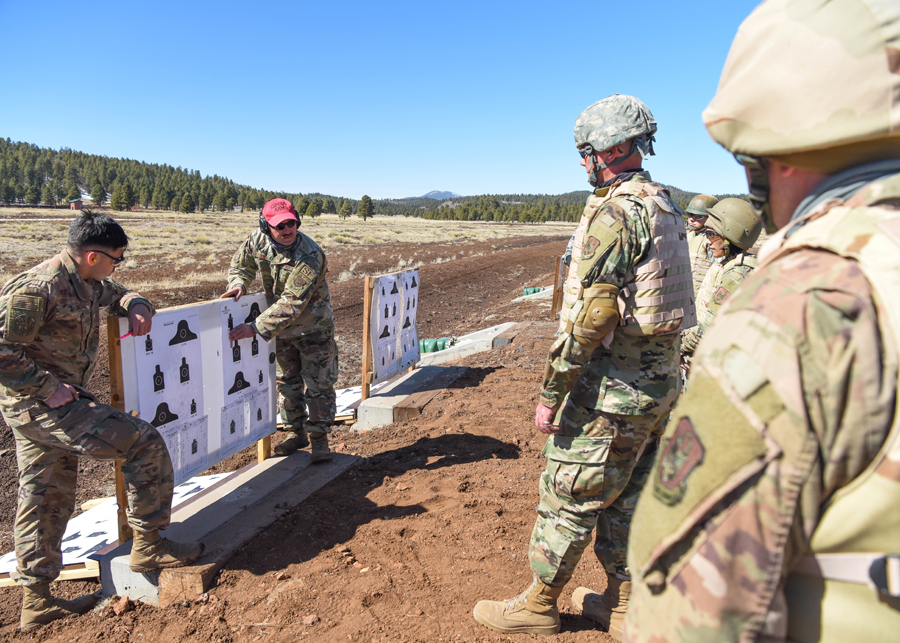 Master Sgt. Jerry Guerra, 944th Security Forces Squadron combat arms superintendent