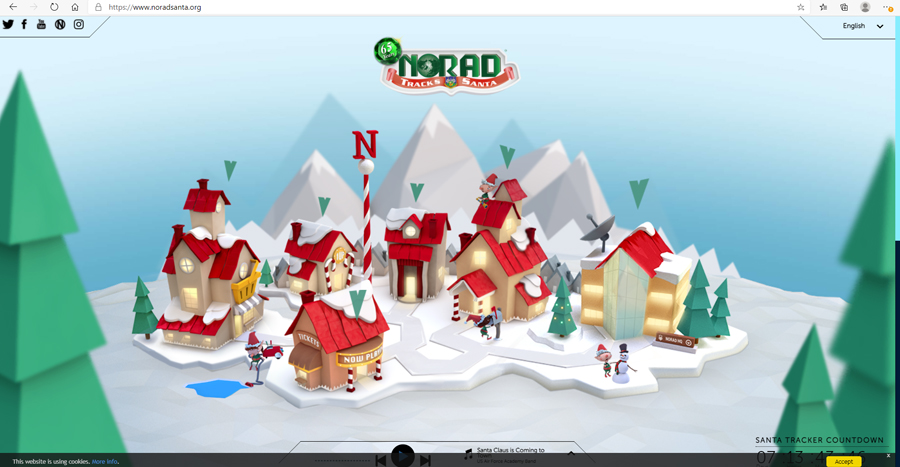 NORAD Tracks Santa