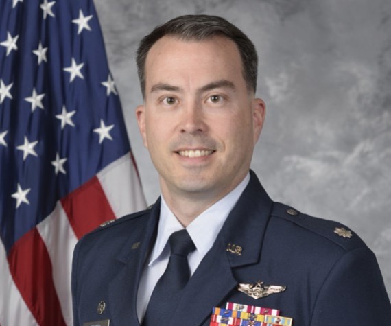 Lt. Col. John Ohlund, 805th Combat Training Squadron commander (Air Force photograph)