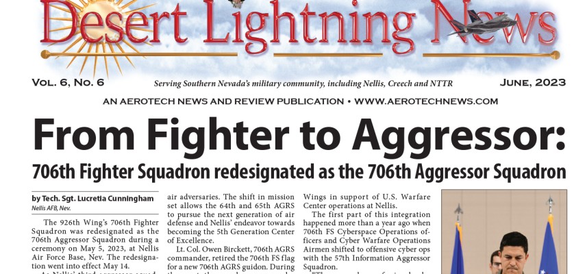 Desert Lightning News Nellis AFB | Creech AFB – June 2023
