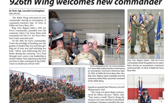 Desert Lightning News Nellis AFB | Creech AFB – October 2023