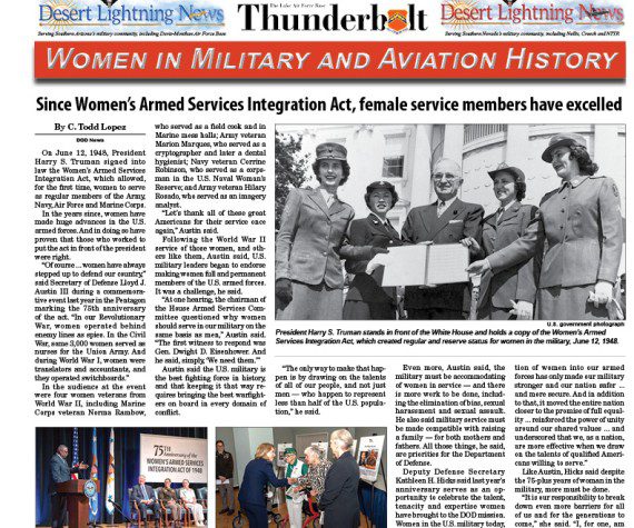 Desert Lightning News Nellis AFB | Creech AFB – Women’s History 2024