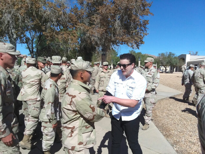 JaredgreetingSoldiers