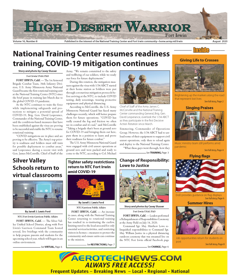 High Desert Warrior Digital Edition - August 2020
