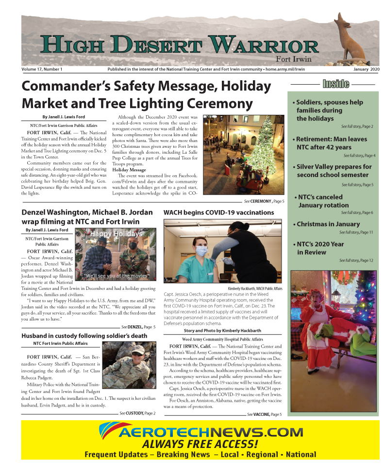 High Desert Warrior Digital Edition - January 2021