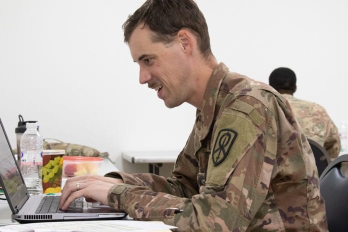army education1 Sgt. Anthony Yarbrough, deployed with the 304th Sustainment Brigade