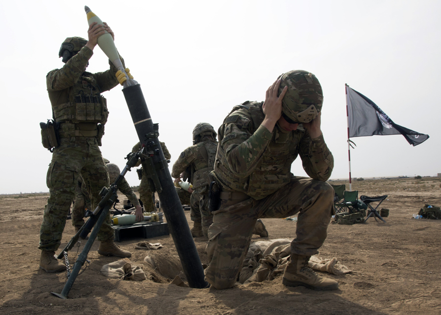 Sgt. Trevor Cacciatore, assigned to the 3rd Cavalry Regiment