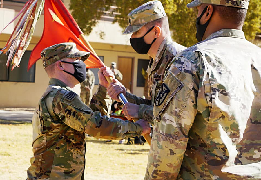 Capt. Patrick J. Reilly relinquishes command.