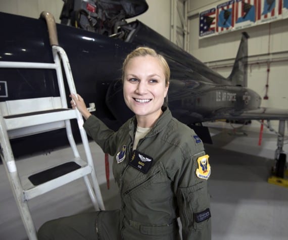 Capt. Sarah Kociuba, a pilot assigned to the 393rd Bomb Squadron