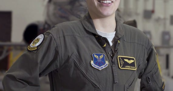 Capt. Lauren Kolod, assigned to the 393rd Bomb Squadron