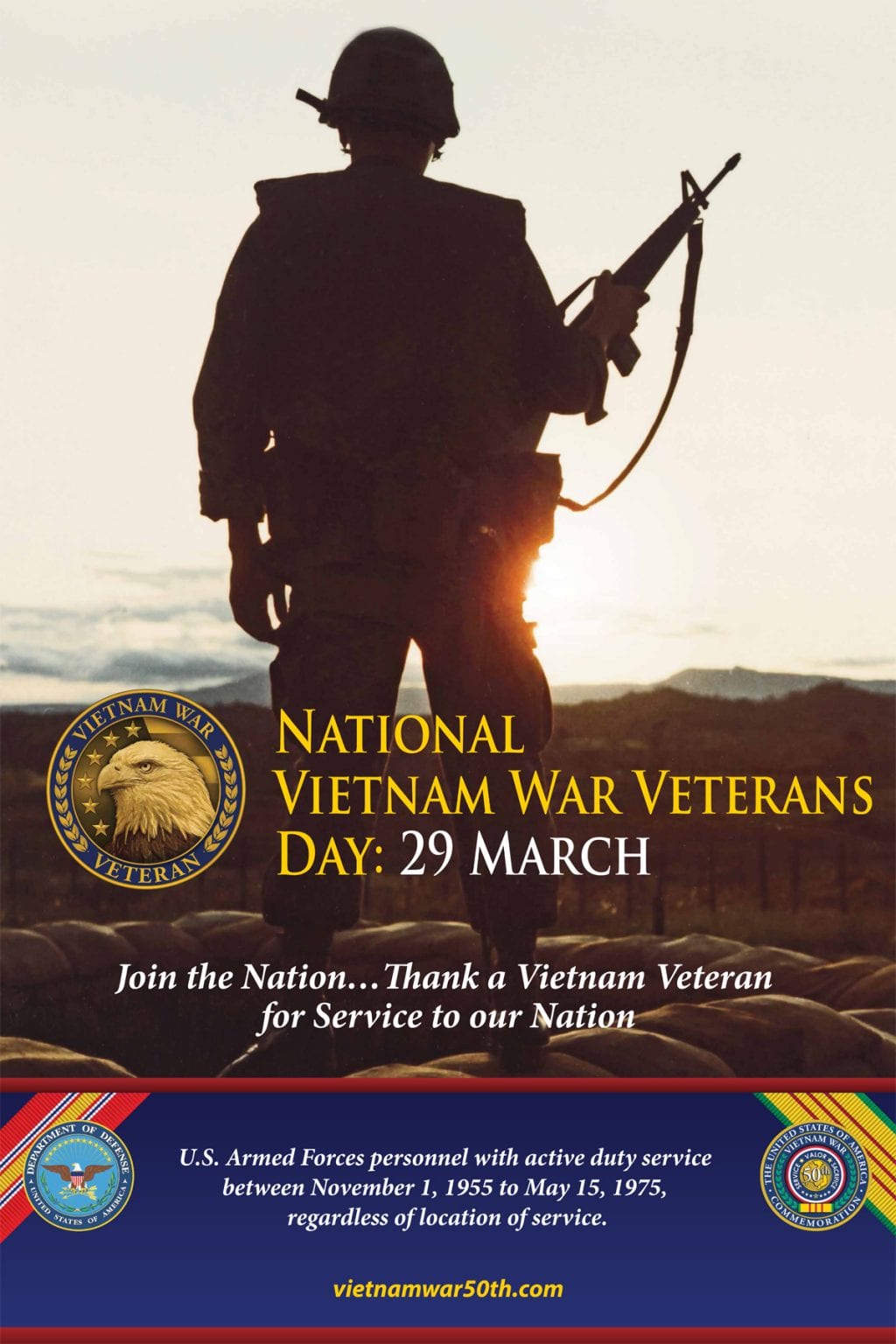 National Vietnam War Veterans Day, March 29 Featured