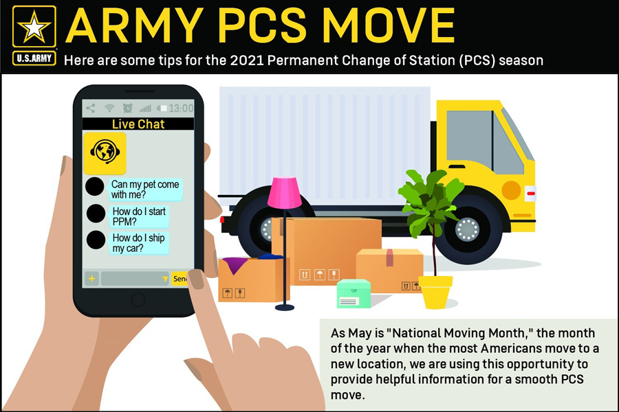 Here are some helpful tips for the coming PCS season Army