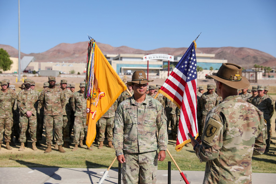 1st Squadron, 11th ACR hosts change of command ceremony at Fort Irwin