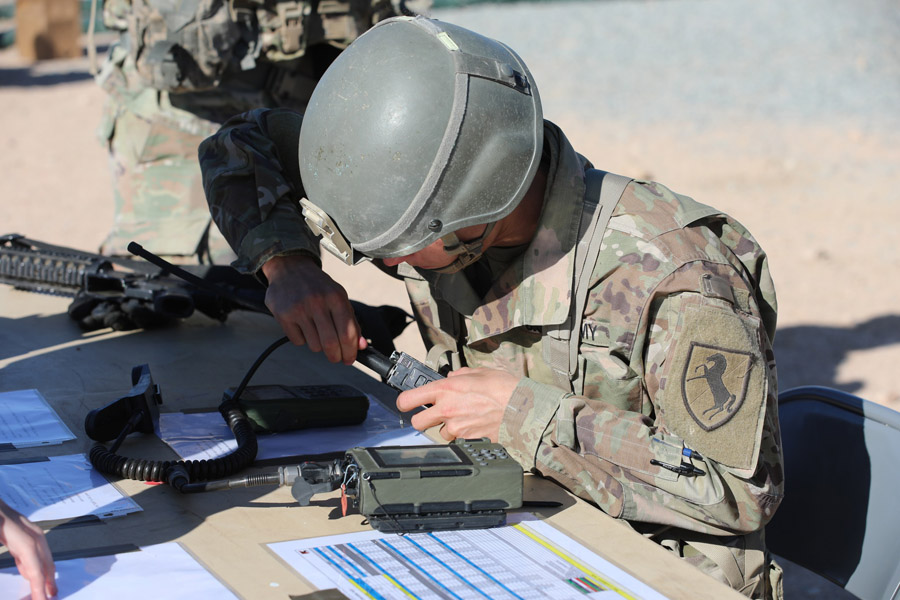 Fundamental patrol training at Fort Irwin - High Desert Warrior - Ft Irwin