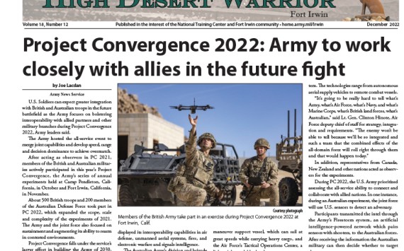 Fort Irwin High Desert Warrior – January 2023