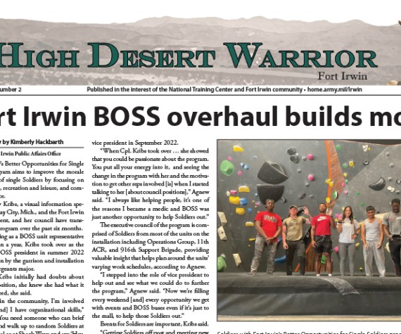 Digital Publication serving the National Training Center and Fort Irwin, CA. An AerotechNews.com Publication.