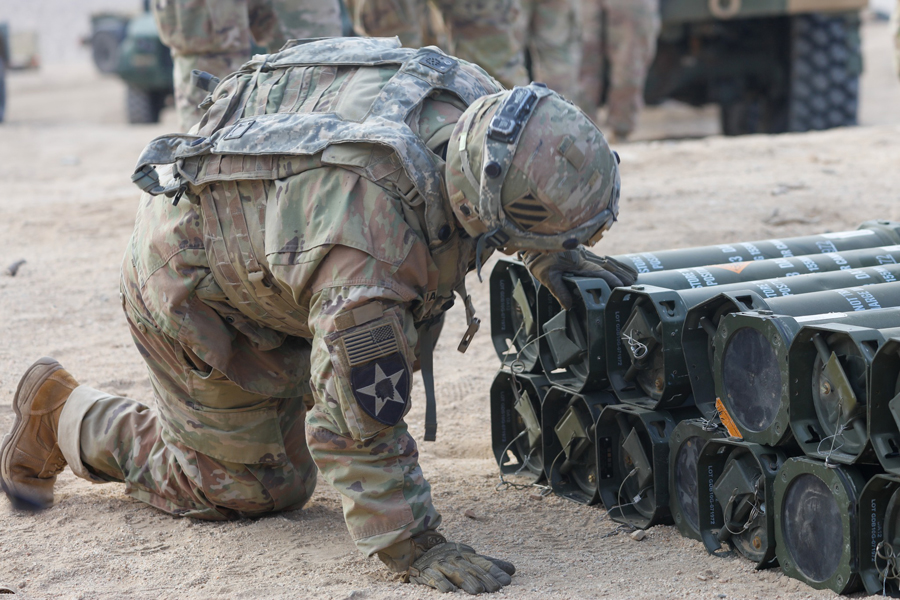 Army photograph Spec. Aaron Walker