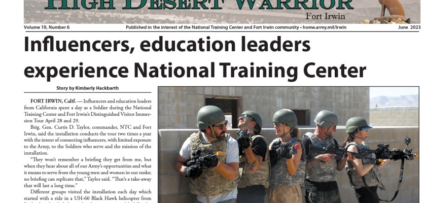 Fort Irwin High Desert Warrior – June 2023