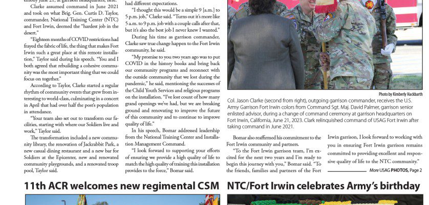 Fort Irwin High Desert Warrior – July 2023