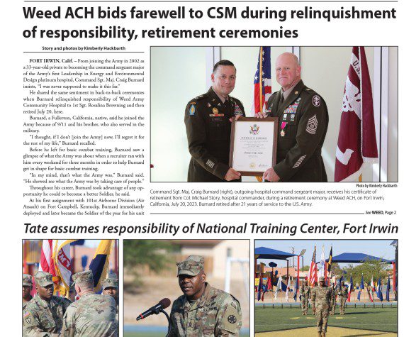 Fort Irwin High Desert Warrior – August 2023