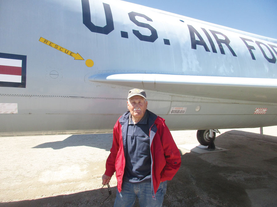 Dave Stoddard, World War II veteran of the ATC and long-time employee at Edwards Air Force Base, Calif. (Photograph by Bob Alvis)