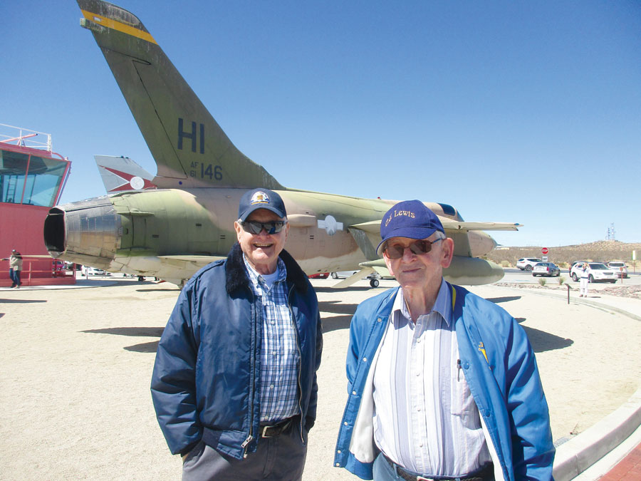 (Photograph by Bob Alvis)  Wes and Jesse came to honor Russell O’Quinn and to be a part of the history he helped to inspire. 