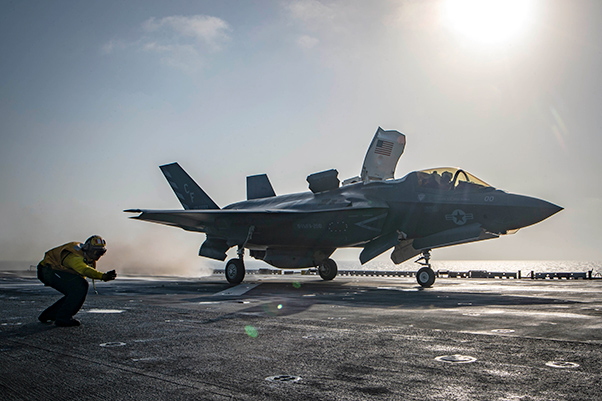 Marine Corps F-35B conducts first combat strike in CENTCOM AOR ...