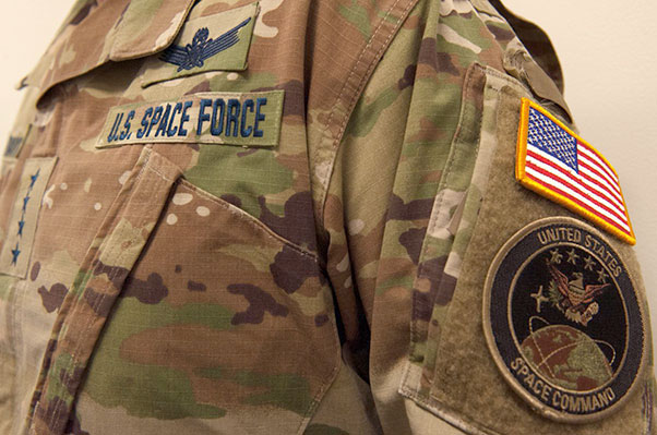 U.S. Space Force unveils uniform: standard woodland camouflage ...