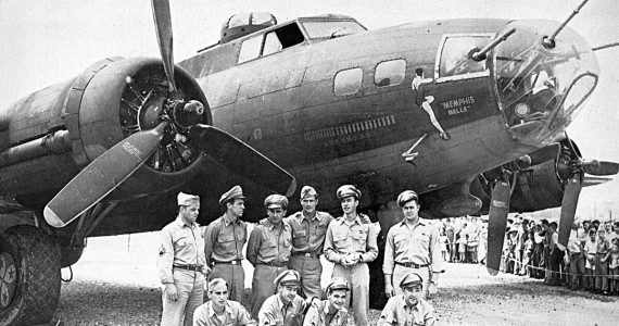 The most famous nose art of World War II — the Memphis Belle. (Courtesy photograph)