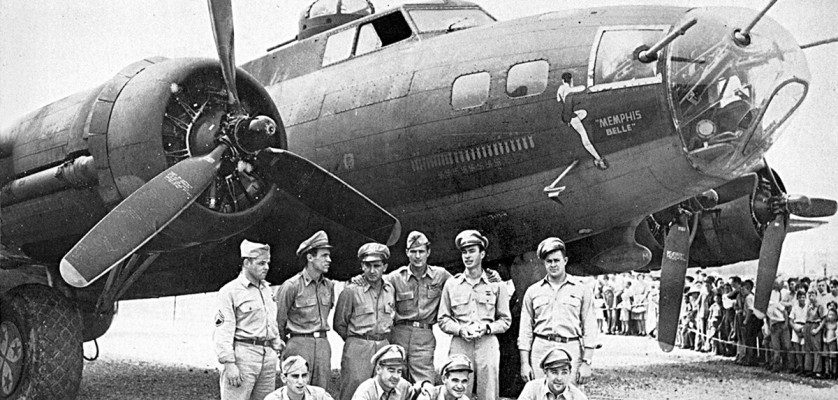 The most famous nose art of World War II — the Memphis Belle. (Courtesy photograph)