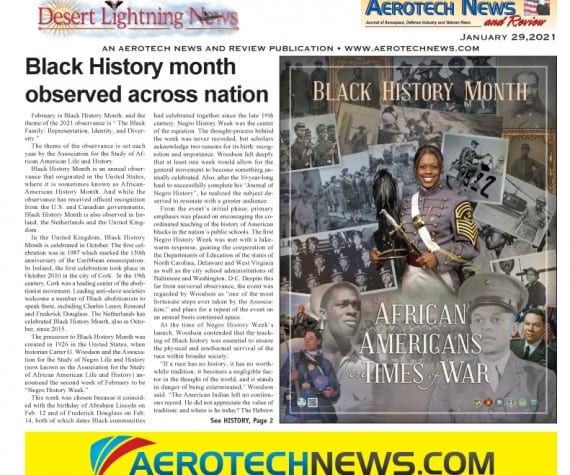Aerotech News Black History Special Edition – January 29, 2021