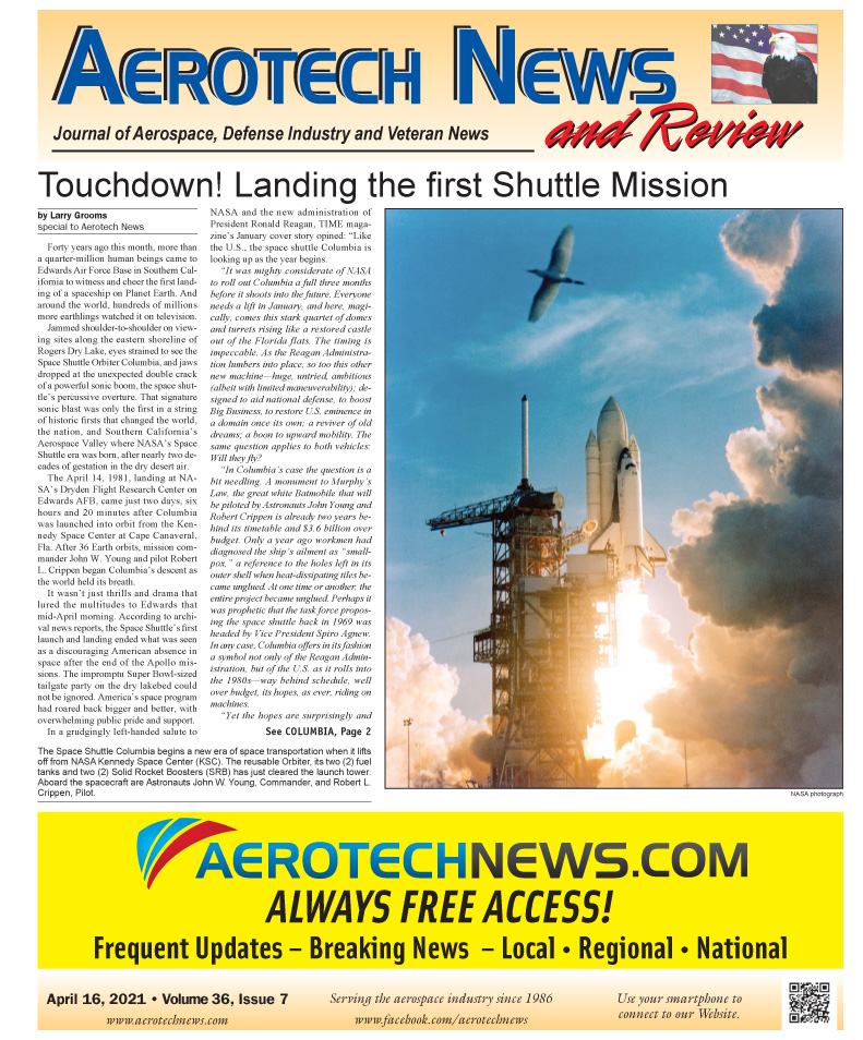 Aerotech News Digital Edition – April 16, 2021