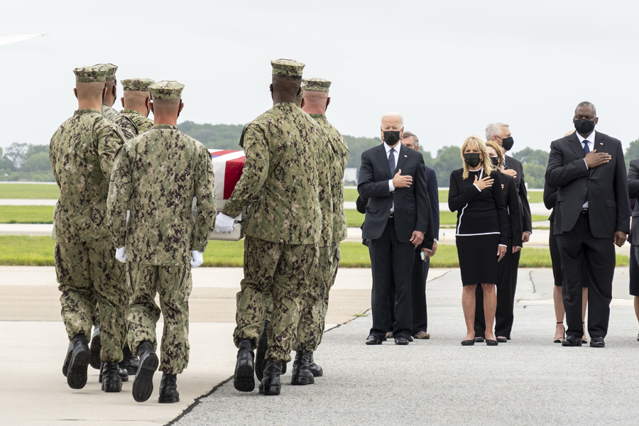 Navy Hospitalman Soviak honored in dignified transfer Aug. 29